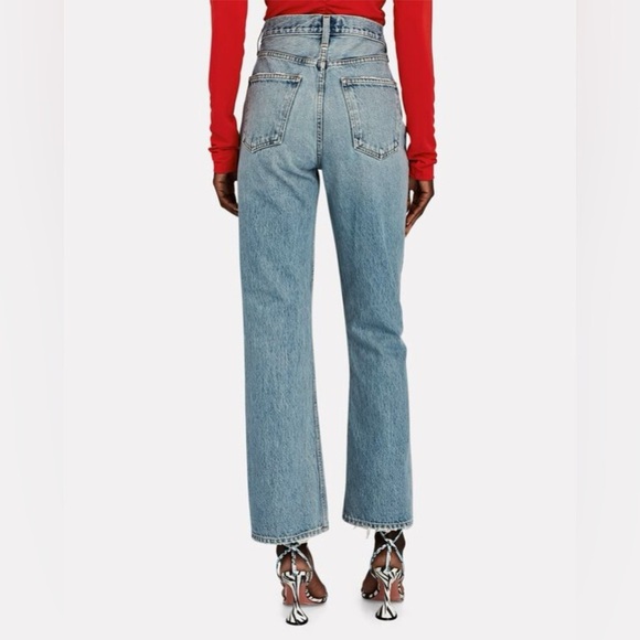 Agolde Relaxed High-Rise Bootcut Jeans Button Fly Size 24 Wash Wireless - Picture 2 of 11